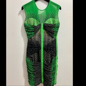 Just Cavalli Denim Corset Dress